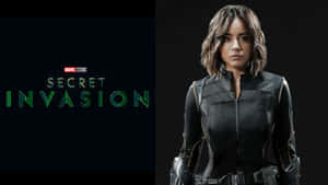 Marvel Studios《Secret Invasion》標題卡，一名身穿黑色戰術裝備的女特工。 — 漫威復仇者聯盟 壁紙