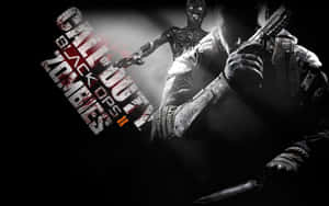 士兵持槍和刀在《Call of Duty Black Ops II》遊戲藝術中對抗殭屍。 — 決勝時刻：黑色行動4 壁紙