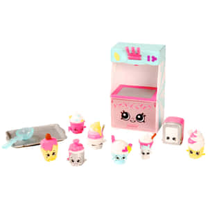 一套帶有粉紅色冰淇淋攤的Shopkins甜點玩具收藏。 — 玩具總動員叉奇 壁紙