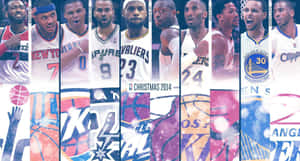 NBA籃球運動員穿著球隊球衣慶祝2014年聖誕節。 — 羅素·衛斯特布魯克 壁紙