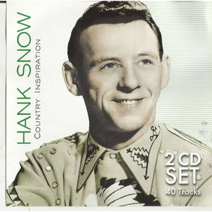 Hank Snow 鄉村音樂專輯封面 穿著圖案襯衫微笑 — 音樂 壁紙