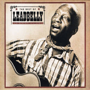 Leadbelly 在懷舊色調照片中表情豐富地彈吉他。 — 復古 壁紙