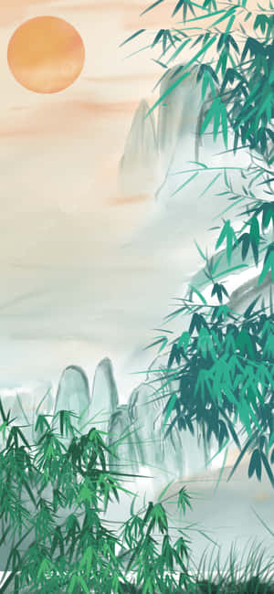 中國竹 — Galaxy A35 壁紙