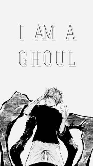 動漫角色，上方有文字「I AM A GHOUL」。