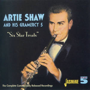 Artie Shaw 身穿燕尾服在復古爵士專輯封面上吹奏單簧管。 — 音樂 壁紙