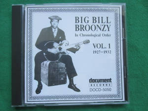 Big Bill Broonzy 1927-1932 音樂作品集的CD封面，置於綠色布料上。 — 音樂 壁紙