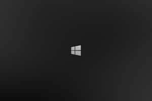Windows 標誌居中於深色漸層背景上 — 深色窗戶 壁紙
