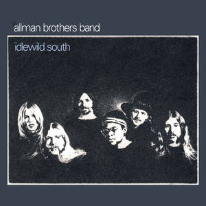 The Allman Brothers Band 專輯《Idlewild South》的封面，以黑白呈現五名樂隊成員。 — 音樂 壁紙
