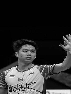 身穿印尼球衣的羽毛球運動員正在比賽 — 運動 壁紙