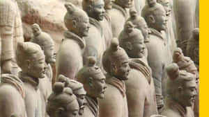 中國歷史考古遺址中的兵馬俑。 — 雕塑 壁紙