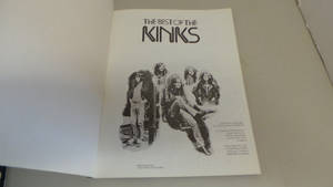 打開的The Kinks復古專輯小冊子，附有樂團插圖。 — 音樂 壁紙