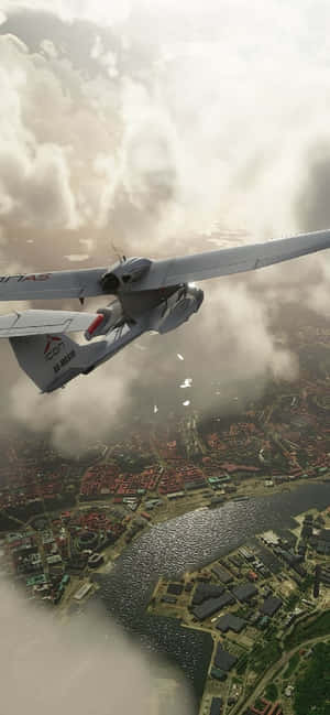 Android Microsoft Flight Simulator 背景 — Pixel 7a 壁紙