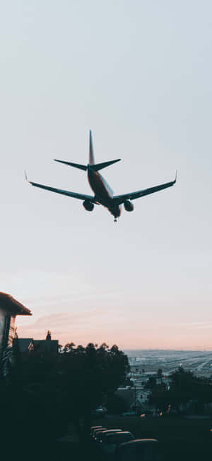 飛機 iPhone — Pixel 7a 壁紙