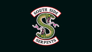 South Side Serpents 團隊標誌，以綠色蛇形成S形。 — 1920x1080 壁紙