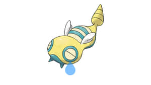 一條卡通魚，一滴眼淚從眼睛落下。 — 電玩遊戲 GIF 壁紙