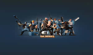 《Team Fortress 2》角色手持武器擺出動作姿勢。 — 電玩遊戲 GIF 壁紙