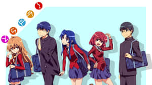 Toradora 背景 — 虎與龍 壁紙