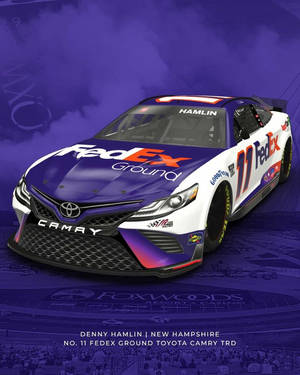 新罕布夏賽道上的FedEx Ground Toyota Camry賽車號碼11。 — 好看汽車 壁紙