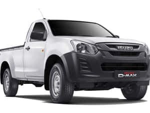 白色Isuzu D-Max皮卡，帶有黑色飾條和鍍鉻裝飾。 — 酷卡車 壁紙