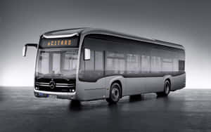 工作室中的銀色 Mercedes-Benz eCitaro 電動巴士 — 釜山 壁紙