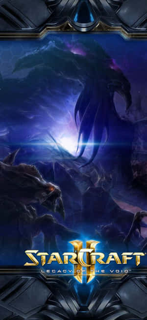 在《星海爭霸》遊戲藝術中從宇宙虛空出現的外星怪物。 — 電玩遊戲 GIF 壁紙