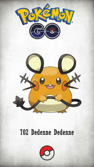 來自Pokémon GO遊戲的咚咚鼠寶可夢角色 — 可愛寶可夢 壁紙