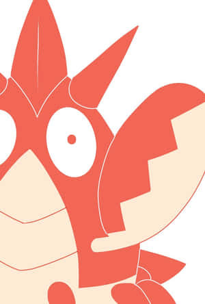 一隻紅色卡通龍蝦，有著大眼睛和鋒利的爪子。 — 電玩遊戲 GIF 壁紙