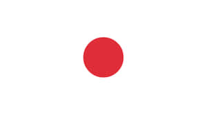 白色背景上帶有紅色圓圈的日本國旗 — 旗幟 壁紙
