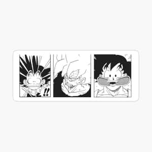 三個漫畫面板展示震驚的動漫角色，眼睛睜大，嘴巴張開。 — 樂高旋風忍者 壁紙