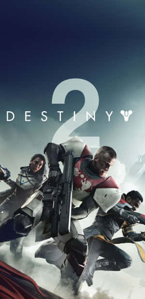 三名身穿盔甲的Destiny 2太空戰士穿越宇宙雲層跳躍。 — 天命 4K 壁紙