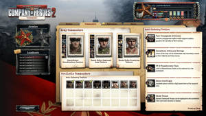 Company of Heroes 2 自訂畫面，顯示蘇聯指揮官和反步兵戰術。 — 英雄連隊 壁紙