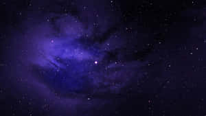 深空中的紫色星雲與星星 — BTS 紫色美學 壁紙