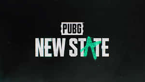 PUBG New State 遊戲標誌，深色背景上有綠色塗鴉 — 遊戲玩家標誌 壁紙