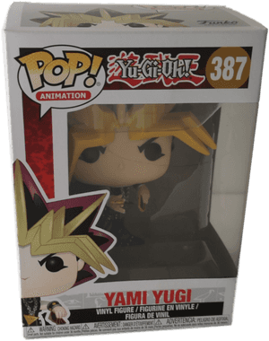 來自《遊戲王》的闇遊戲 Funko Pop! 乙烯基公仔，原裝盒。