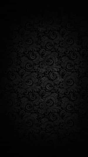 帶有漩渦圖案的深色華麗花卉圖案壁紙。 — 宇宙美學 壁紙