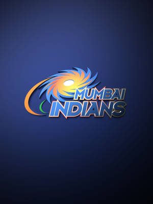 Mumbai Indians板球隊標誌，在深藍色背景上帶有色彩繽紛的旋轉設計。 — 孟買印度人 壁紙
