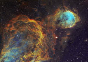 深空中的彩色星雲和恆星 — 星際效應 壁紙