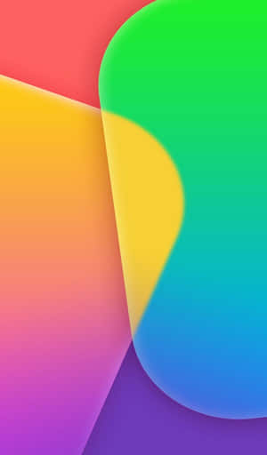 大膽多彩的抽象形狀，搭配平滑漸層，適合現代數位桌布。 — Galaxy Tab A11 壁紙