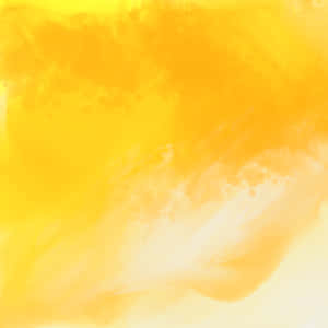 抽象水彩藝術作品，金黃色與白色融合成柔和漸變。 — iPad Air 11 壁紙
