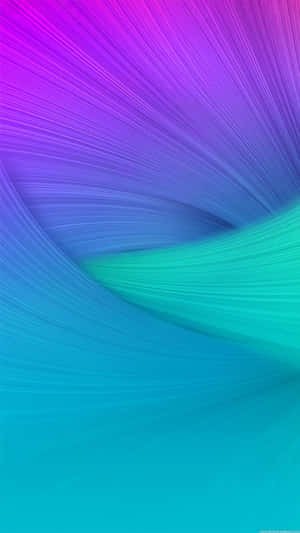 動態數位抽象背景，帶有流動的紫色、藍色和藍綠色漸變。 — Galaxy Note 壁紙