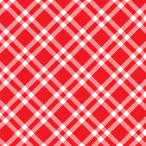 用於壁紙設計的紅白格子圖案 — iPad 第10代 壁紙