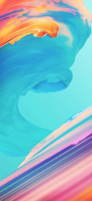 具有流暢色彩漸變的動態抽象數位藝術作品。 — iPhone 17 Pro 壁紙