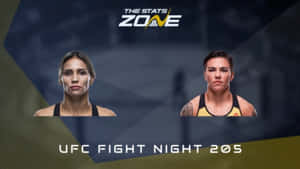 兩位女性MMA拳手在UFC活動圖像中面向鏡頭。 — 終極格鬥冠軍賽 壁紙