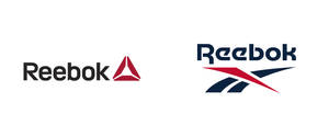 兩個 Reebok 品牌標誌並排顯示在白色背景上。 — 銳步 壁紙