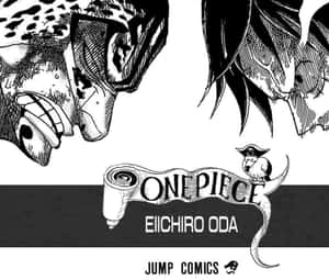 One Piece漫畫封面，兩個角色處於緊張對峙中。 — 恐怖反派 壁紙