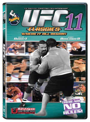 UFC 11 DVD封面展示拳手戰鬥，標語為「沒有規則！」 — 艾莉塔：戰鬥天使 壁紙