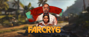 Far Cry 6 遊戲海報，兩個身穿白袍的角色以叢林為背景。 — 極地戰嚎：新曙光 壁紙
