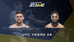 UFC Vegas 66宣傳圖中的兩名男性UFC拳手。 — 終極格鬥冠軍賽 壁紙