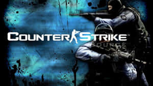 兩名身穿戰術裝備的武裝士兵瞄準帶有Counter Strike標誌的武器。 — 電玩遊戲 GIF 壁紙