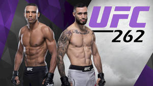 兩名UFC拳手為UFC 262賽事擺姿勢，帶有紋身和手套。 — 運動 壁紙